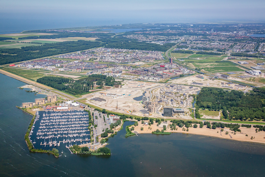 Luchtfoto van Almere
