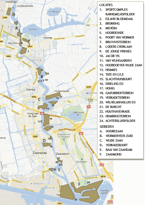 Zaanse herontwikkelingslocaties