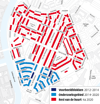 Plattegrond van der pekbuurt