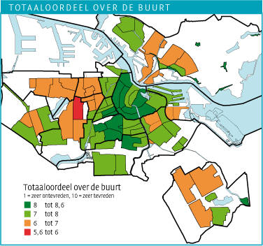 Totaaloordeel over de buurt