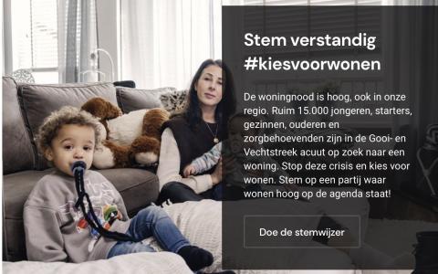 #kiesvoorwonen - Gooise corporaties