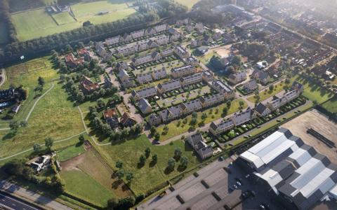Nieuwe woonwijk Hofgeest in Velserbroek