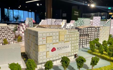 Rochdale impressie wooncomplex op Hydepark, Hoofddorp