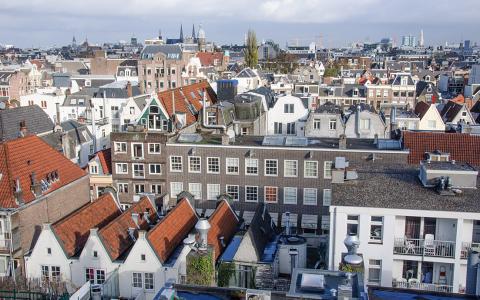 Uitzicht op Amsterdam vanuit Citytheater