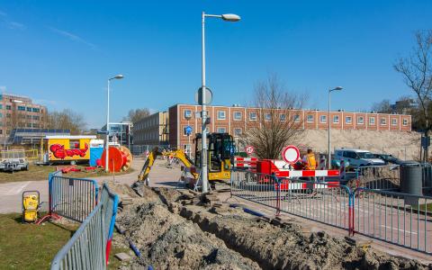 Nieuwbouw Sportparklaan. Foto: Hans van der Vliet