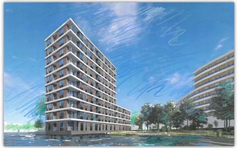 Impressie nieuwbouw Badhuisweg. Bron: Rochdale