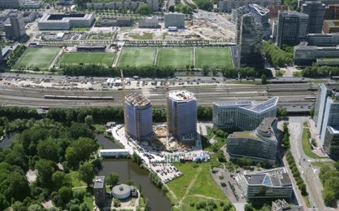Kavel 2 Beethoven, Zuidas Amsterdam. Afbeelding via gemeente Amsterdam