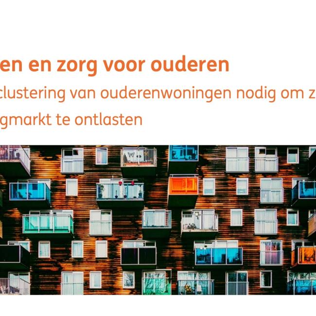 ING Rapport Wonen en zorg voor ouderen