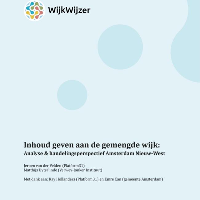 Inhoud geven aan de gemengde wijk