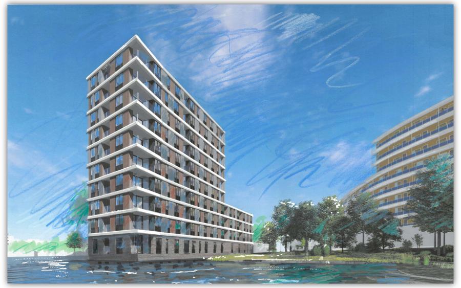 Impressie nieuwbouw Badhuisweg. Bron: Rochdale