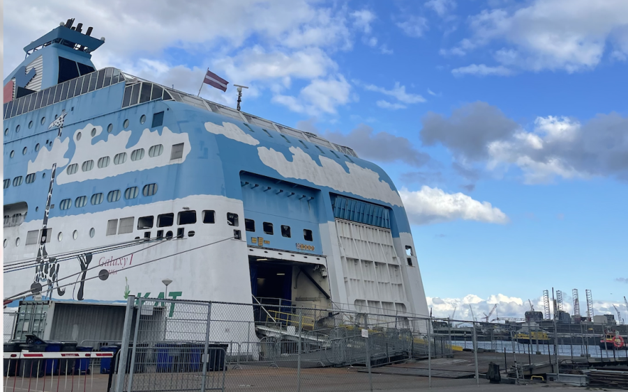 MS Galaxy in het Westelijk Havengebied