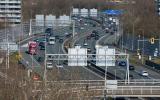 Het Schinkelkwartier met spoor- en autowegen
