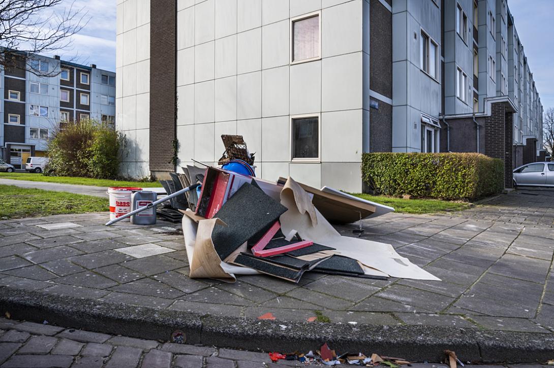 Zwerfvuil in De Punt