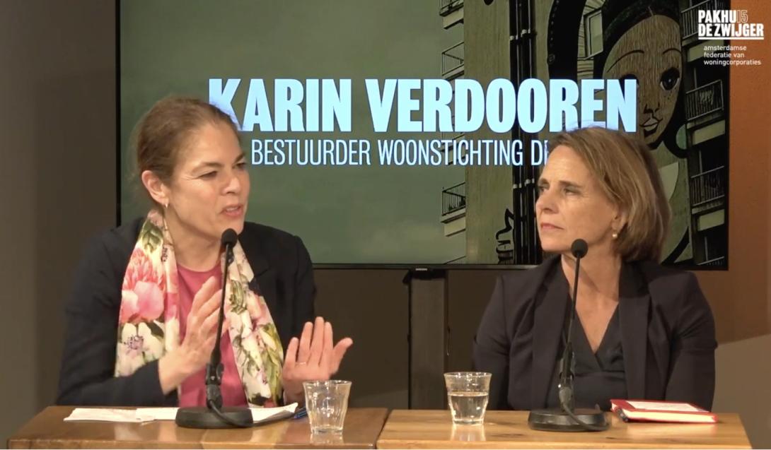 Karin Verdooren en Anne Wilbers