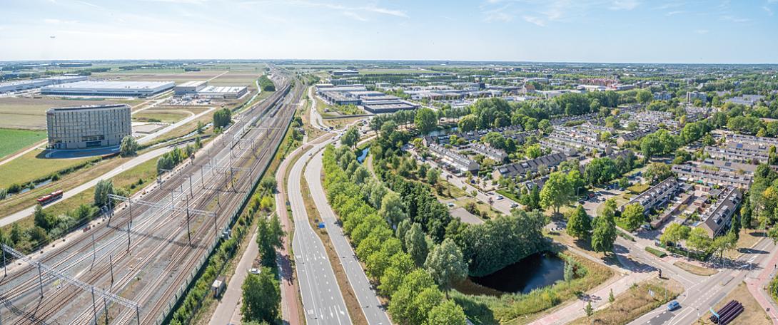 Hoofddorp: Rechtsachter de wijk Graan voor Visch Zuid