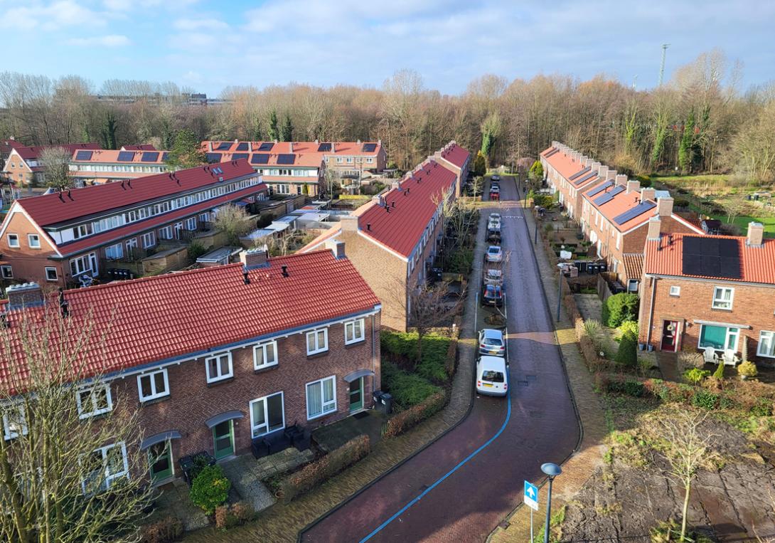 Rochdale Diemen wijk Spoorzicht Drone beeld