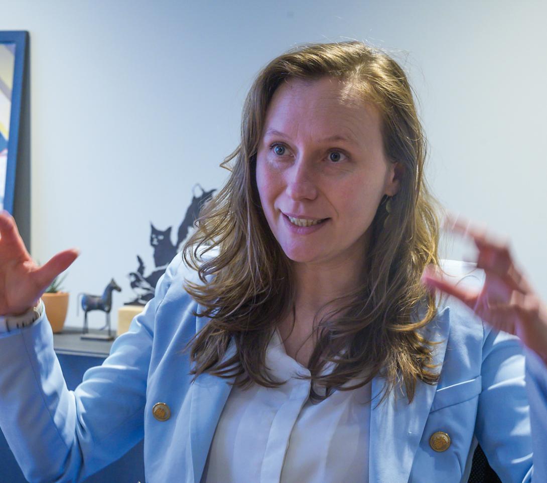  Wethouder Zita Pels. Foto Nico Boink