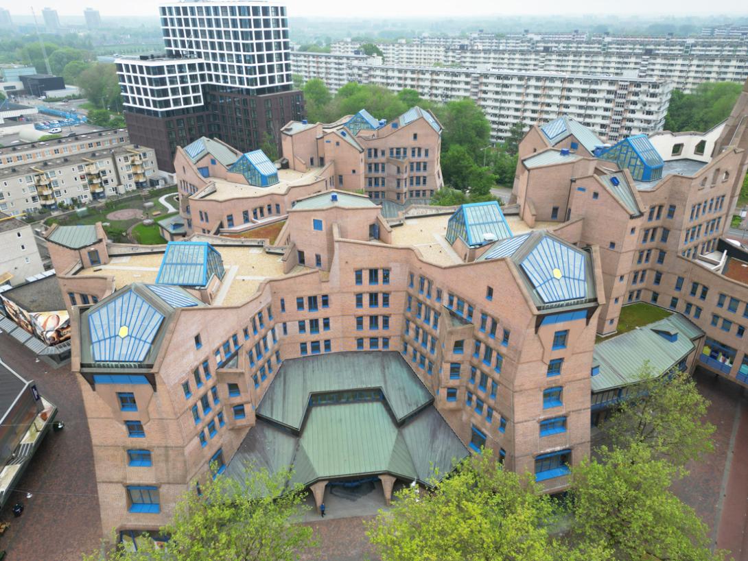 Zandkasteel - Amsterdam Zuidoost - bovenaanzicht