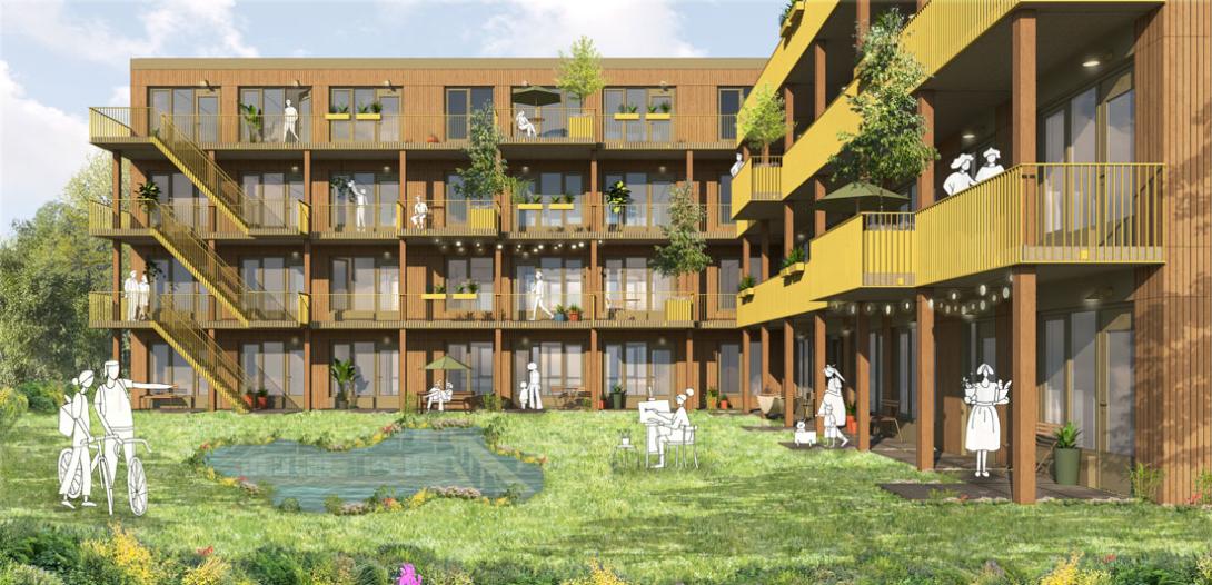 Flexwoningen AI voor Brasa Village Amsterdam Zuidoost