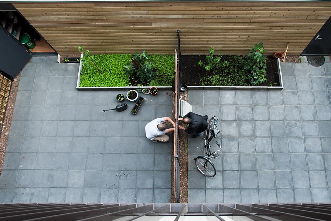 April 2011, Loosduinenstraat Slotervaart, pas opgeleverde nieuwbouw