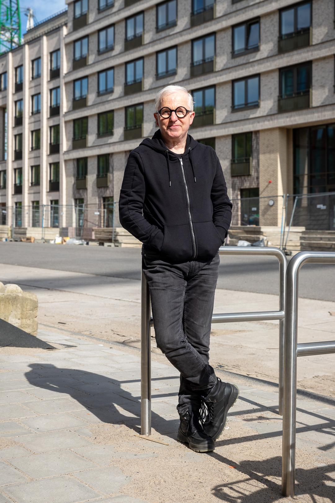 Henk van Lemel voor Stadsveteraan. Foto: Xander Remkes