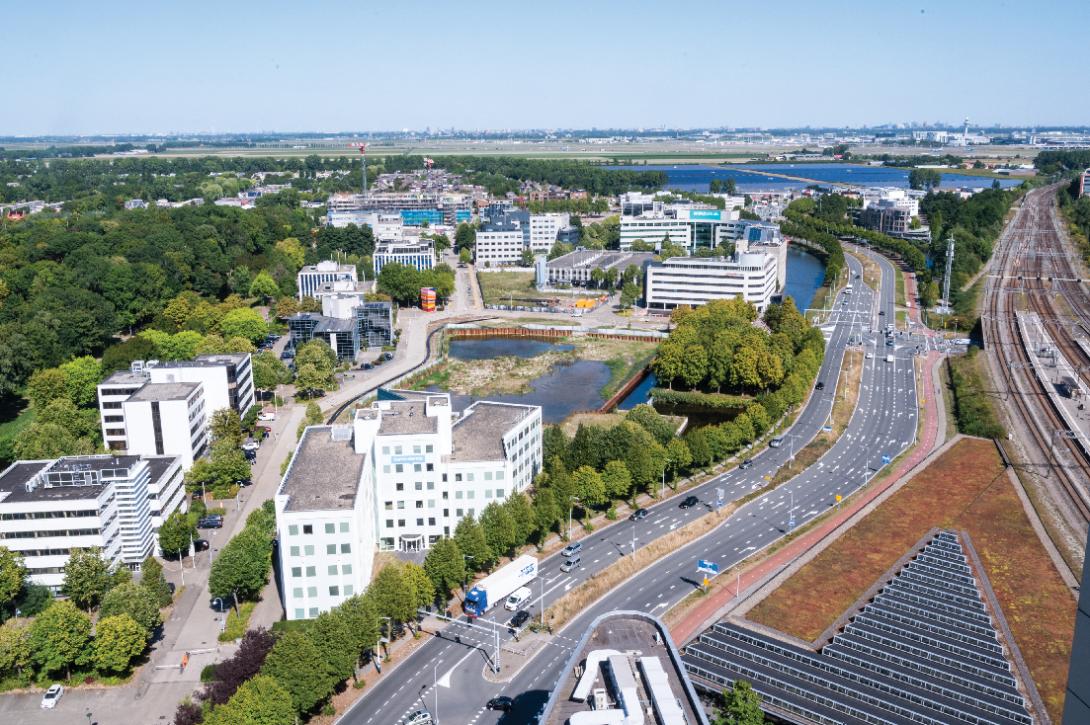 Hoofddorp Beukenhorst West (toekomstig Hyde Park)  Van-Heuven-Goedhartlaan