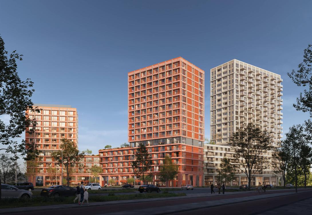 Artist's impression Spaarnepoort. © Parallel