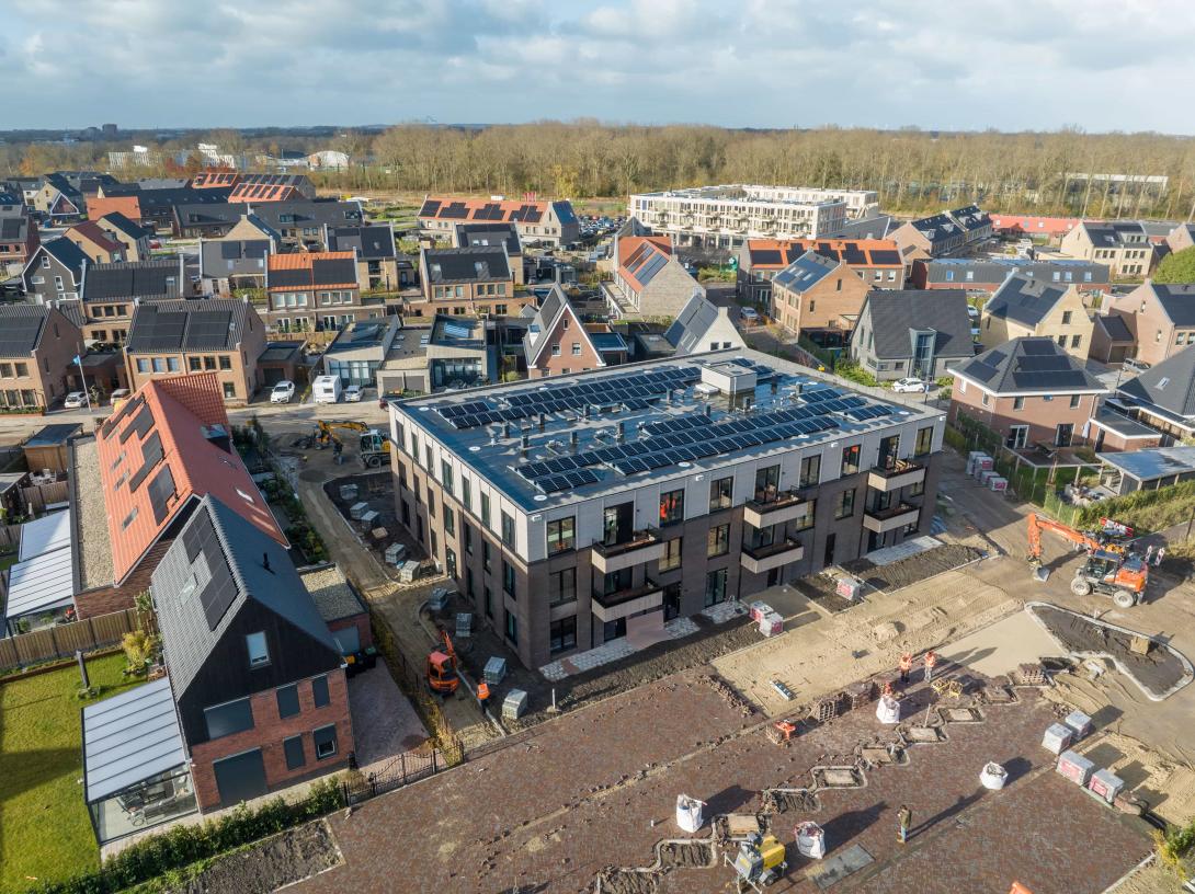 Op de foto een woning in de provincie Noord-Holland. 