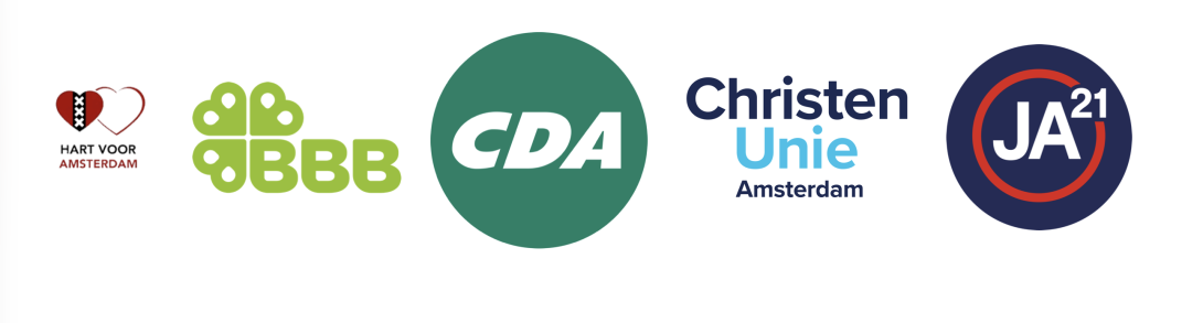 Partijlogo's kleinere partijen panaroma