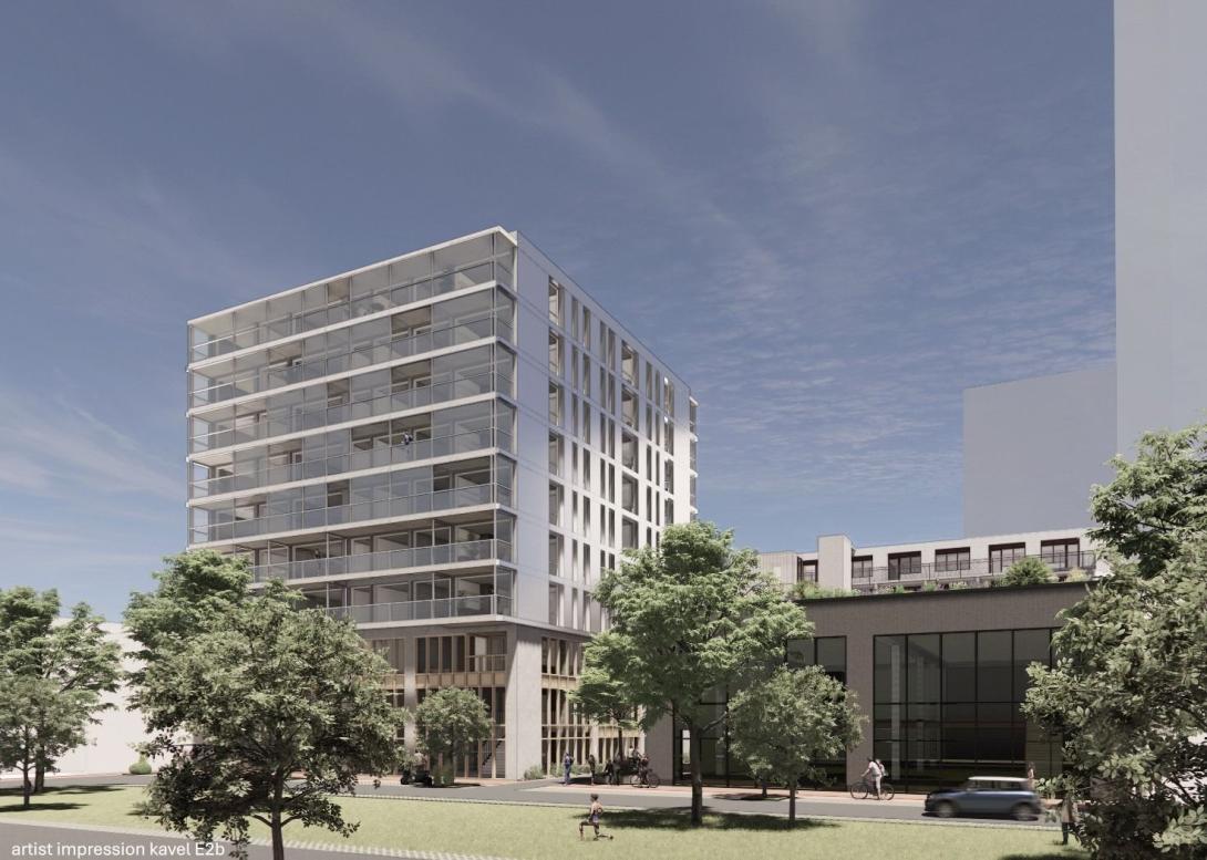 Visualisatie ontwikkelplannen kavel E2b