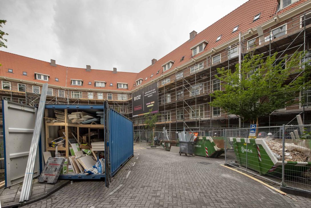 Renovatie van Stadgenoot in Marathonbuurt. 
