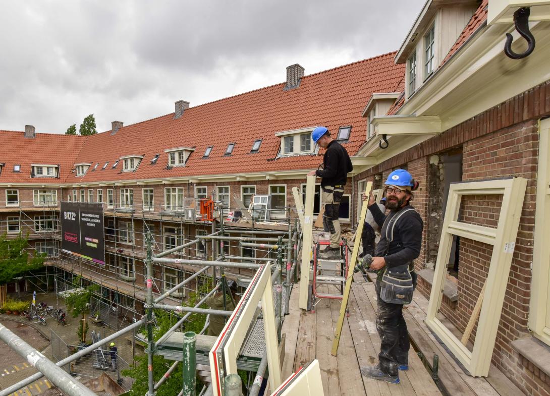 Renovatie van Stadgenoot in Marathonbuurt.