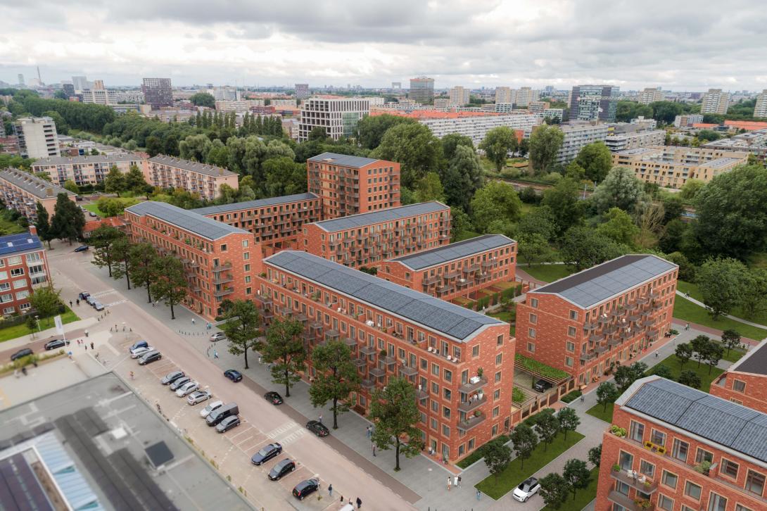 Artist impression: Jacob Geelbuurt, beeld: De Alliantie