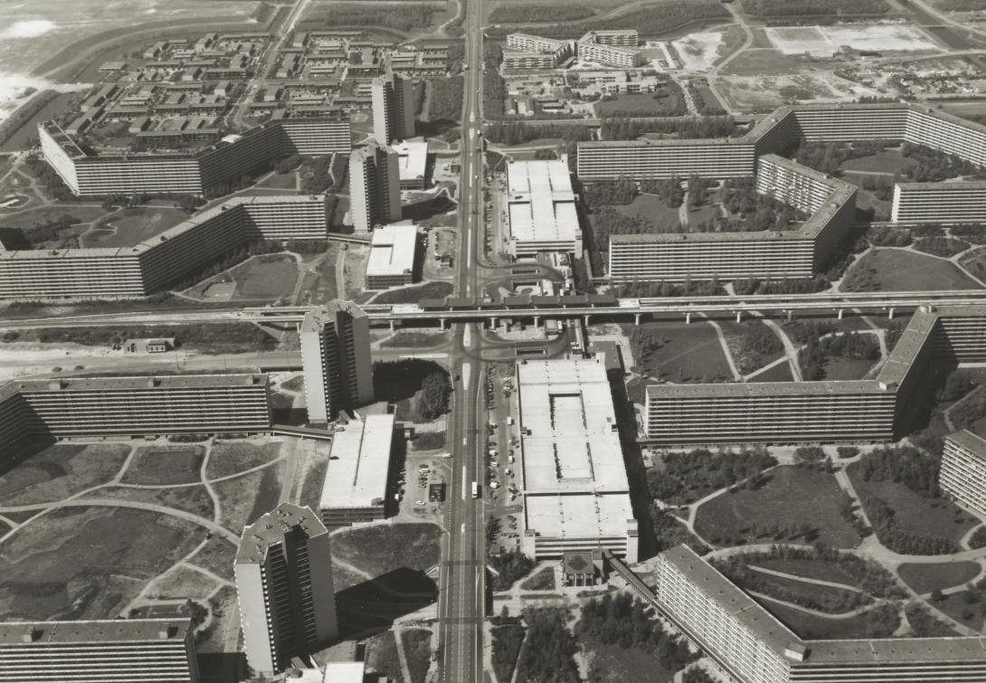 Luchtfoto K-torens 1976